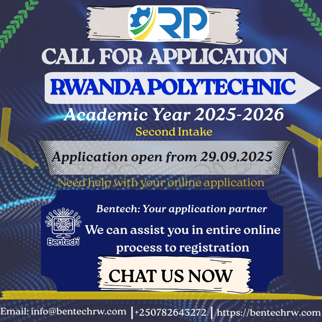 Rwanda Polytechnic Opens Second Intake for Year One Students – Apply Now